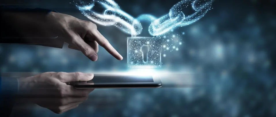 Security data code digital concept Stock Photos