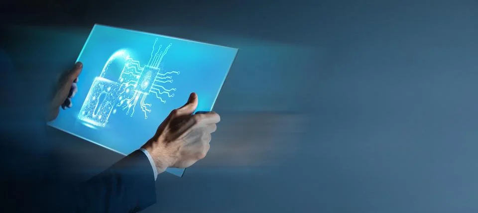 Security data code digital concept Stock Photos
