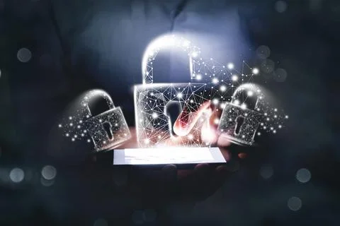 Security data code digital concept Stock-Fotos