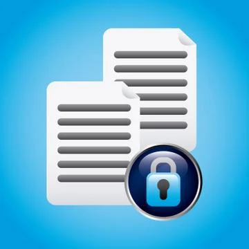 Security data design, vector illustration eps10 graphic Stockillustratie