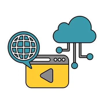 Security data technology イラスト素材