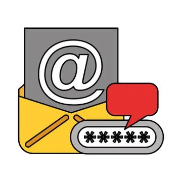 Security data technology Stock Illustration