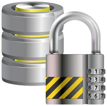 Security Database Concept Illustrazione stock
