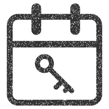 Security Day Grainy Texture Icon Stock Illustration