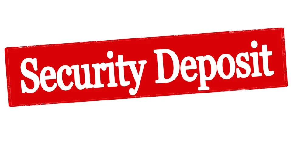 Security deposit Stock Illustration