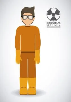 Security design, vector illustration. Illustrazione stock