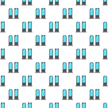 Security detectors seamless pattern for retail protection Stock Illustration