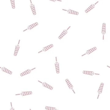 Security device airport glyph vector seamless pattern Ilustración de archivo