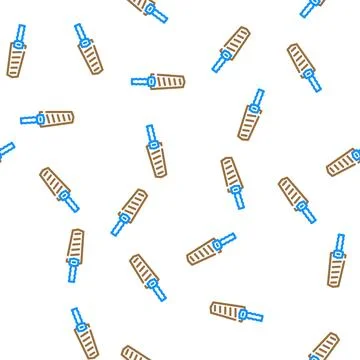 Security device airport vector seamless pattern Stock Illustration
