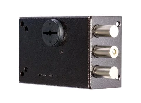 Security door lock Stock Photos