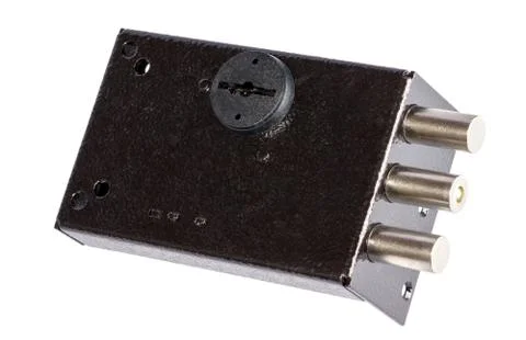 Security door lock Stock Photos