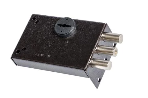 Security door lock Stock Photos