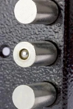 Security door lock Security door lock in situation it is closed Copyright:... Stock Photos