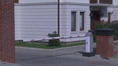 Security door is opening Stock Footage 34990663