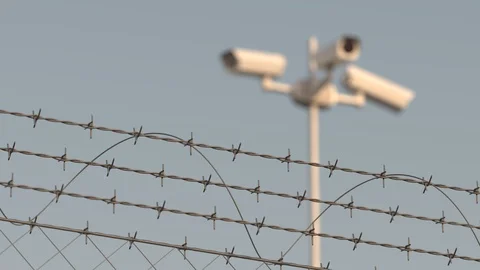 Security drones Stock Footage 91511846