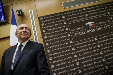 Security Elysee Palace official Alexandre Benalla political scandal, Paris, Fran Stock Photos