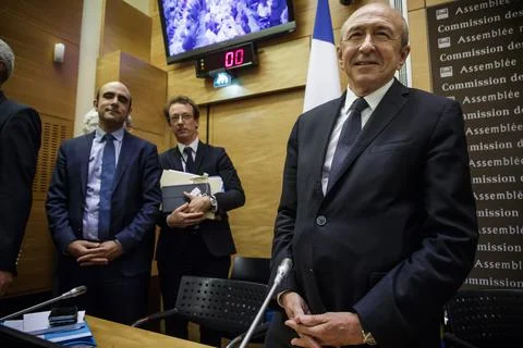 Security Elysee Palace official Alexandre Benalla political scandal, Paris, Fran Stock Photos