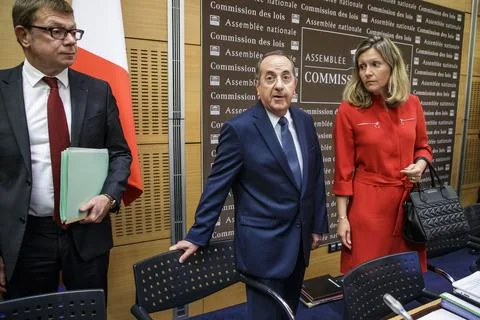 Security Elysee Palace official Alexandre Benalla political scandal, Paris, Fran Foto stock