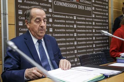 Security Elysee Palace official Alexandre Benalla political scandal, Paris, Fran Foto stock