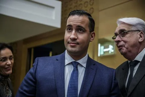 Security Elysee Palace official Alexandre Benalla political scandal, Paris, Fran Stock Photos