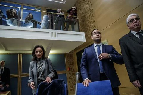 Security Elysee Palace official Alexandre Benalla political scandal, Paris, Fran Stock Photos
