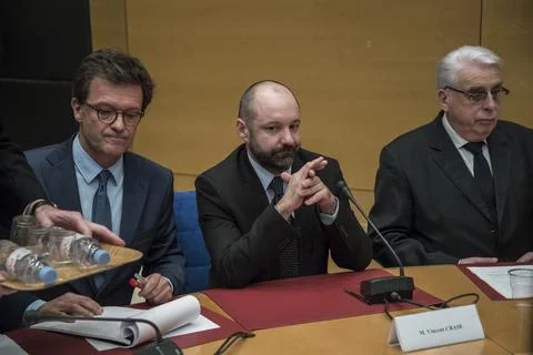 Security Elysee Palace official Alexandre Benalla political scandal, Paris, Fran Stockfoto's