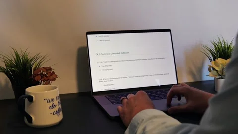 Security Engineer Does Third Party Risk Assessment Stock Footage 324180345