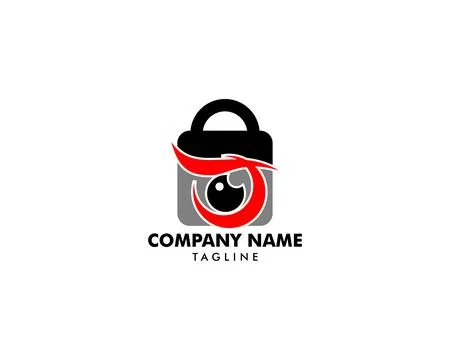 Security Eye Logo Template Stock Illustration