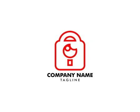 Security Eye Logo Template Stock Illustration