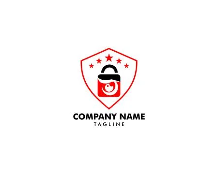 Security Eye Logo Template Stock Illustration