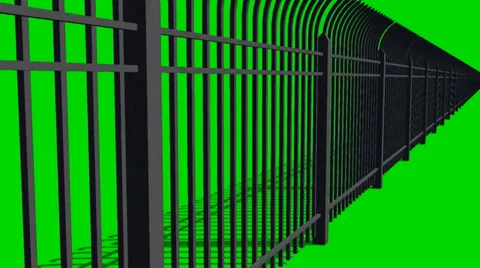 Security Fence camera drive Video stock 36218391
