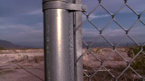 Security Fence Stock Footage 21236961