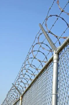 Security Fence Foto stock