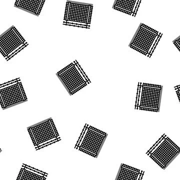 Security fence vector seamless pattern Stock Illustration