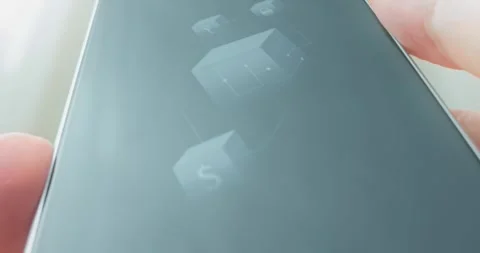 Security of finance and data concept, presentation Stock Footage 313439695