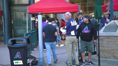 Security  Gate at the Game Stock-Footage 274384321