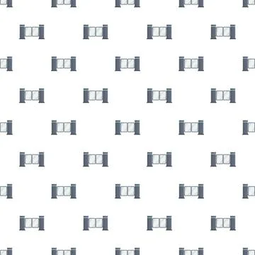 Security gate turnstile control access barrier pattern Illustrazione stock