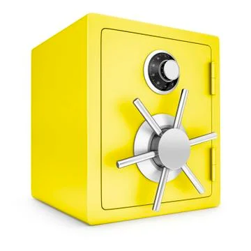 Security gold safe Illustrazione stock