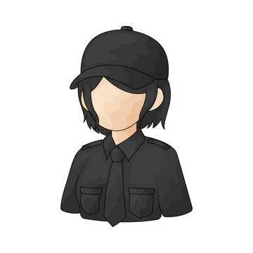 Security Guard illustration Stock Illustration