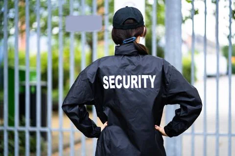 Security Guard Officer In Uniform Stock Photos
