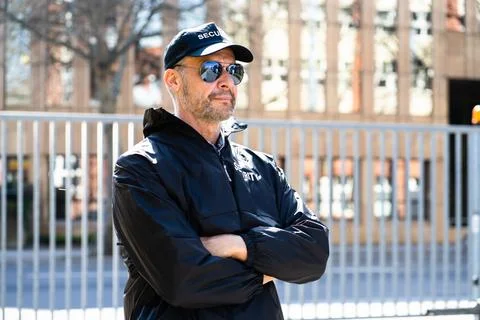 Security Guard Or Agent Standing Stock Photos