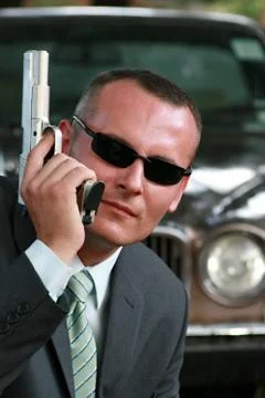Security guard Foto stock