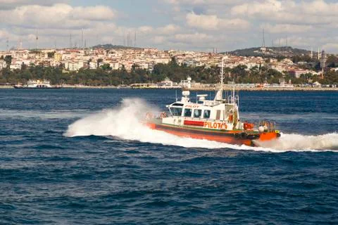 Security Guard in Sea Foto stock