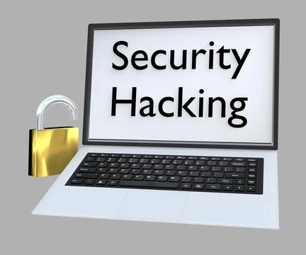 Security Hacking concept 스톡 일러스트