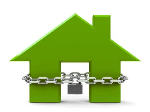 Security house concept Stock Illustration