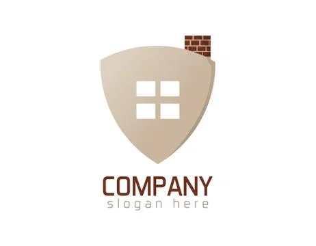 Security house logo Stock Illustration