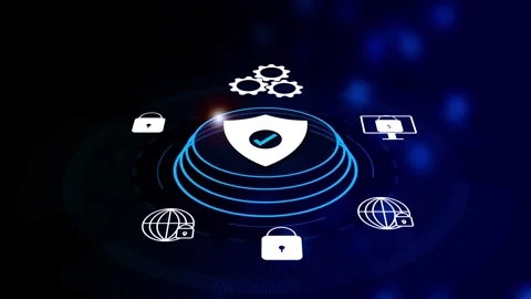 Security icon concept. Stock Footage 293482657