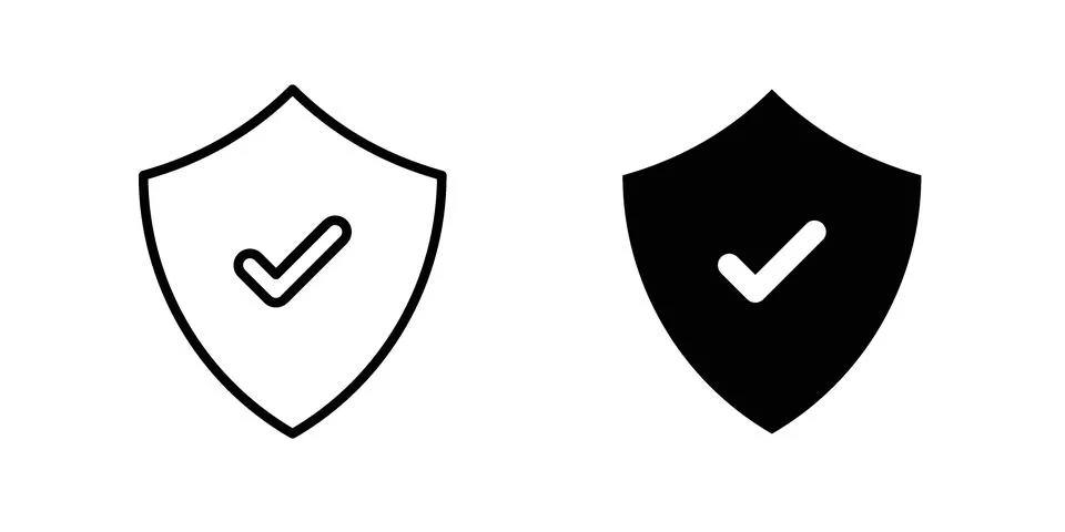 Security icon for design projects and web UI Stock Illustration