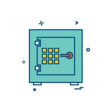 Security icon design vector イラスト素材