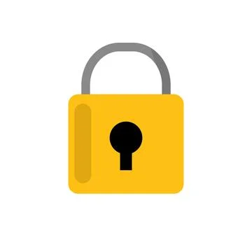 Security icon. Padlock, lock. Stockillustratie